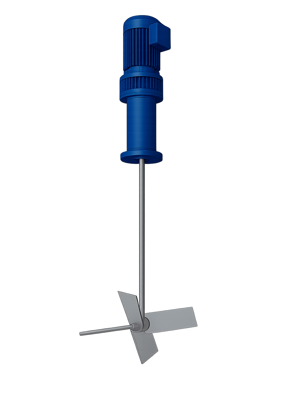 ASM Group non-atmospheric industrial agitator with flange mounted drive and sealing options for pressurized or vacuum vessels