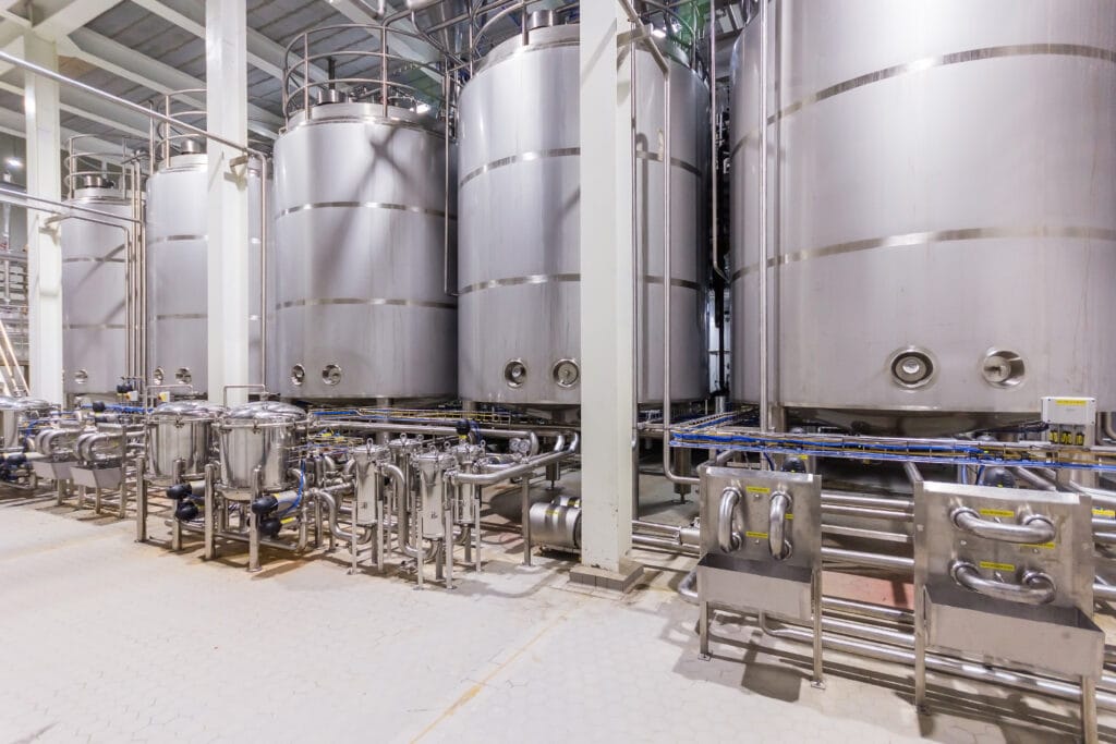 chemical mixing tanks