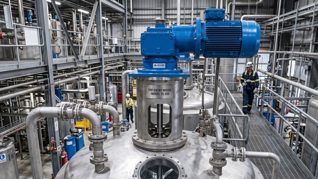 Top-Entry Mixers in Industrial Fluid Processing